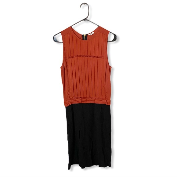 L'AGENCE pleated colorblock dress - Picture 1 of 13